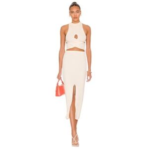 CAMILA COELHO Macadamia Skirt in Ivory Size M